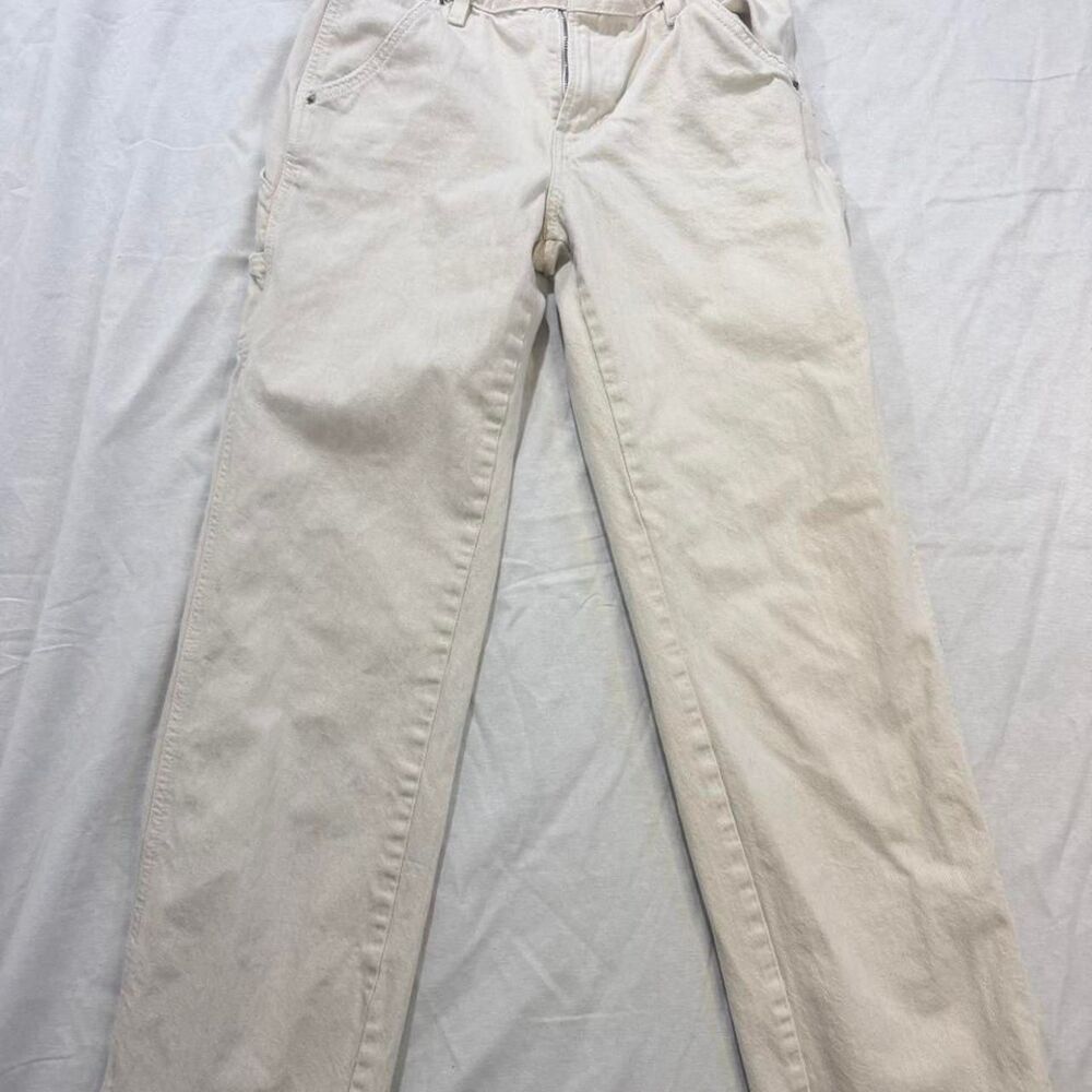 Bdg Women's Cream and White Jeans